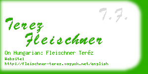 terez fleischner business card